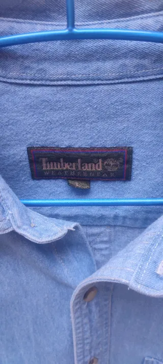 Camicia jeans uomo Timberland vintage