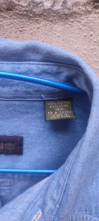 Camicia jeans uomo Timberland vintage