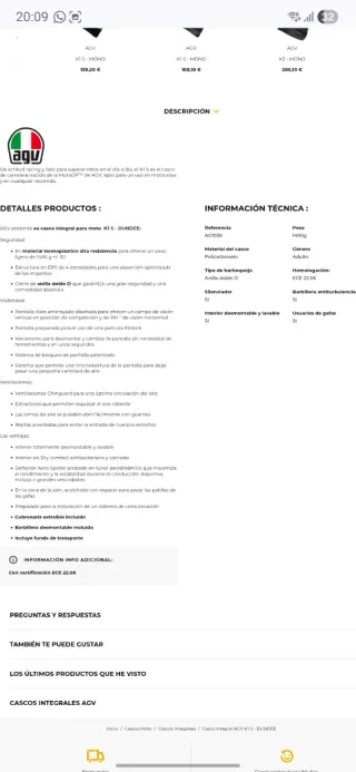 Casco AGV K1 S Dundee Matt Lime/Red Talla S/55-56