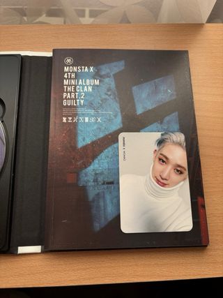 Monsta X The Clan Pt. 2 Guilty Firmado Hyungwon
