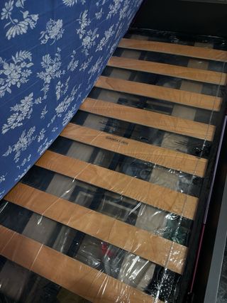 Cama 90 con cajones, somier y colchón