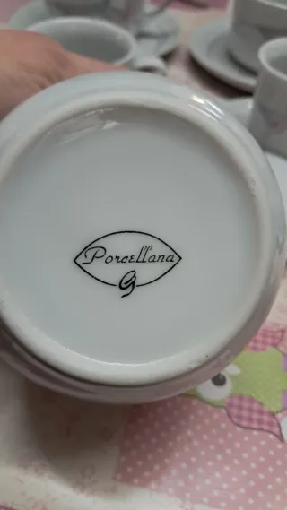 Servizio colazione 4 tazzine da caffè 4 da thé