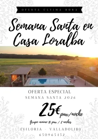 ¡Casa libre para Semana Santa 2026!