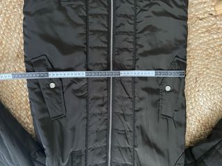 Cazadora larga Mango verde oliva