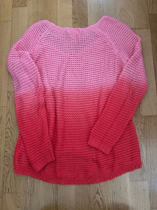 Jersey Hollister degradado rosa M