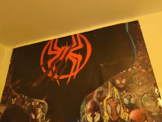 Póster gigante Spiderman Cruzando el Multiverso