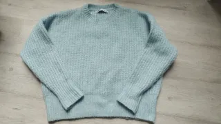 Jersey azul mujer