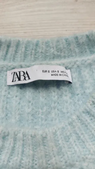 Jersey azul mujer