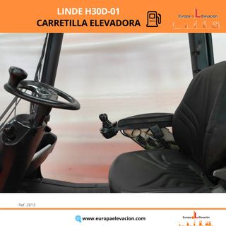 CARRETILLA ELEVADORA DIESEL LINDE