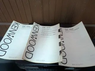 Kenwood GE-450 Equalizzatore Grafico Stereo