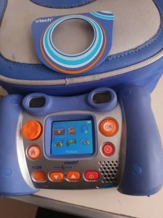Cámara juguete Vtech Kidizoom Antigua + Accesorios