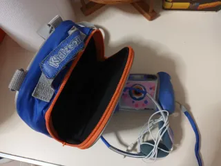 Cámara juguete Vtech Kidizoom Antigua + Accesorios