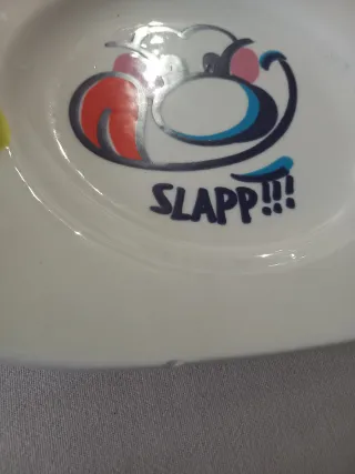 Piatto vintage Giglio ceramica La Castellana SLAPP