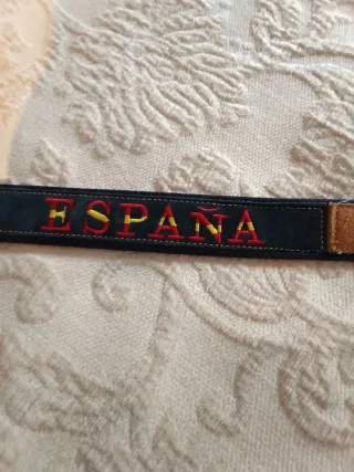 Cinturón Polo Cuero Marrón 100x4 cm