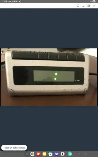 Radio Despertador Digital Plata