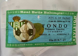 Colección Real Betis Entradas autógrafos 82/85