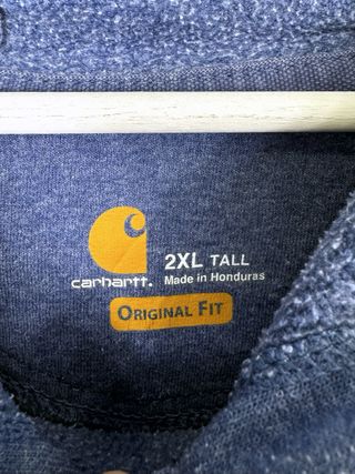 Sudadera Carhartt Oversize USA Retro Hoodie Azul