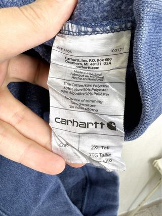 Sudadera Carhartt Oversize USA Retro Hoodie Azul