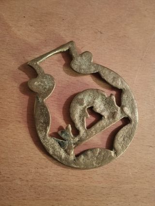 Fivela Latão Sela Cavalo - Peixe