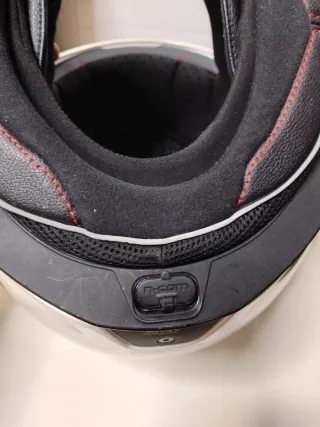 Casco Moto Nolan 100.5 Plus Negro/Blanco
