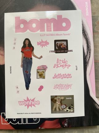 Illit Bomb Ver. Wonhee Álbum Kpop