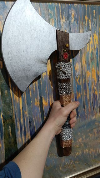 Confezione da 2 Asce Medievali per Costumi