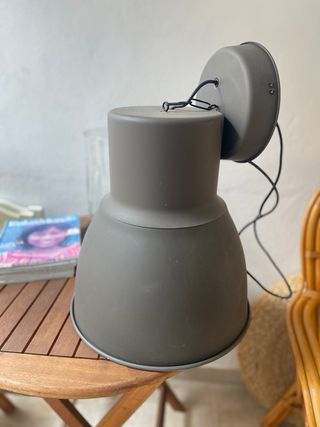 Lámpara Industrial Gris IKEA
