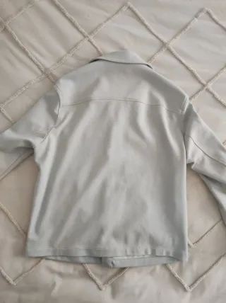 Sobrecamisa Zara verde menta Talla S