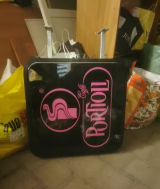 Insegna Luminosa Portioli Caffè bifacciale esterna