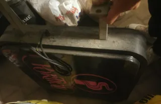 Insegna Luminosa Portioli Caffè bifacciale esterna