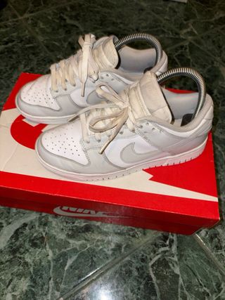 Nike dunk low grigie bianche taglia 38 donna