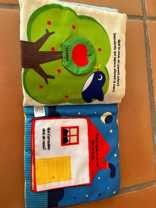Libro pop up con texturas y sonidos
