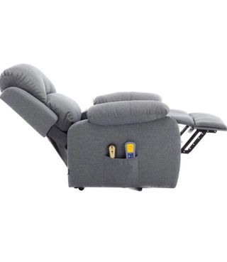 Sillón reclinable de tela