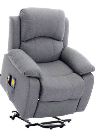 Sillón reclinable de tela
