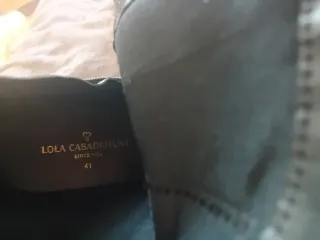 Botas tacón negras talla 41 / UK 8