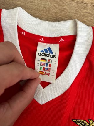 Camisola Benfica Retro 2002/2003 Adidas 8 Anos