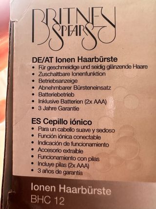 Cepillo para el cabello Britney Spears