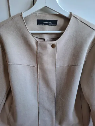 Chaqueta efecto ante