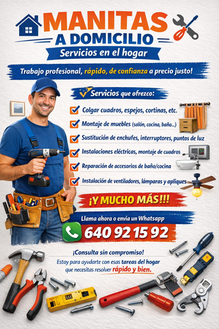 Manitas, hago de todo en tu hogar