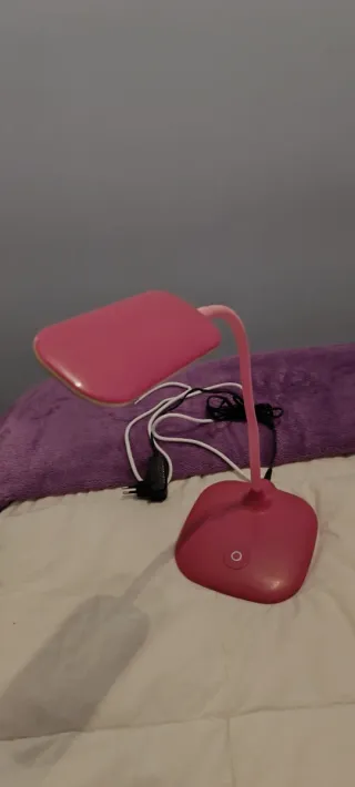 Lámpara Escritorio LED Rosa Graduable