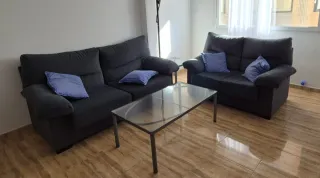 Sofá 3+2 plazas azul