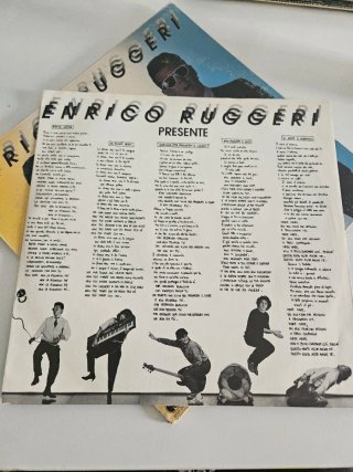 Vinile Enrico Ruggeri Presente Studio/Live