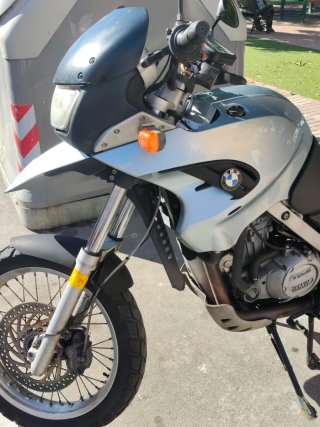 BMW F650GS Adventure A2 Moto Negra/Plata