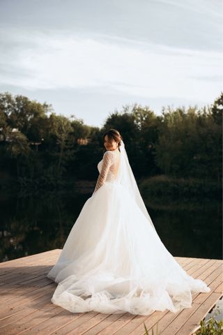 Espectacular vestido de novia