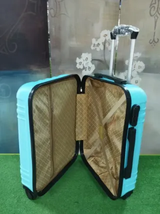 Maleta de cabina nueva color turquesa