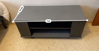 Mueble TV IKEA con ruedas