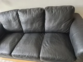 Sofá de Piel Ikea Negro