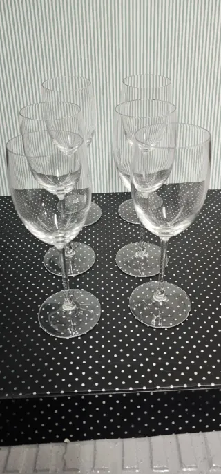 6 Calici Vino Cristal d'Arques Padova
