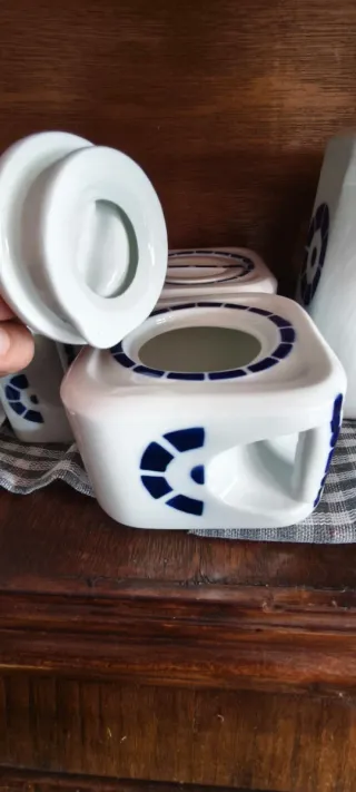 Juego de café Sargadelos 12 servicios -impecable-