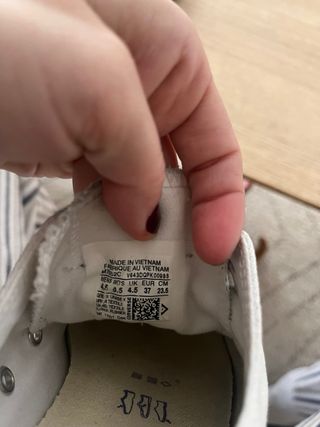 Converse All Star Donna Bianche Taglia 37